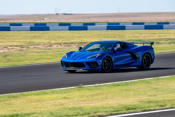 Dark Blue Corvette - C8