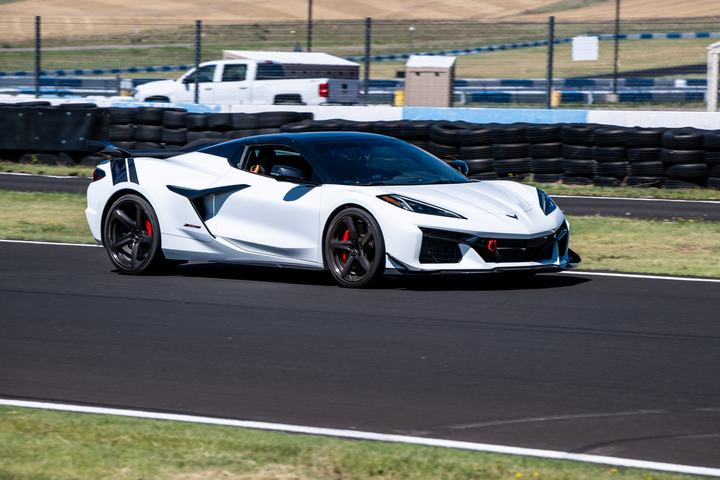 White Corvette - C8 Punisher
